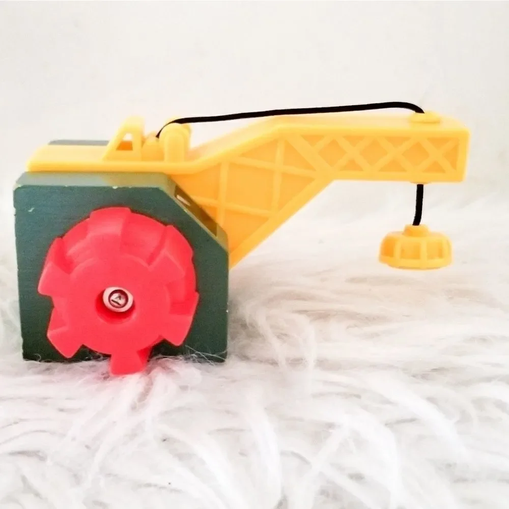 Train crain magnetic wooden